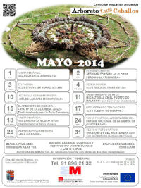 Mayo, repleto de actividad en el Arboreto Luis Ceballos