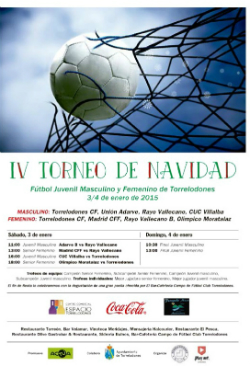 IV Torneo de Navidad de fútbol masculino y femenino en Torrelodones
