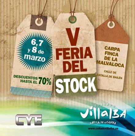 Quinta edición de la Feria del Stock de Collado Villalba este fin de semana