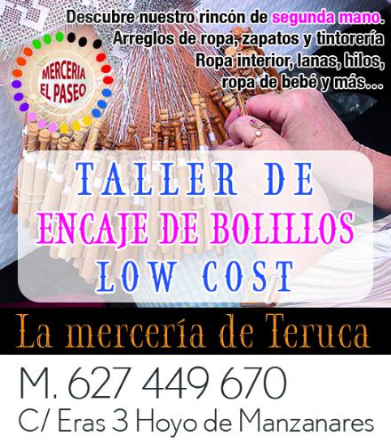 Taller de encaje de bolillos en Hoyo de Manzanares