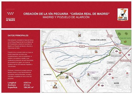 La Comunidad crea la vía pecuaria Cañada Real de Madrid