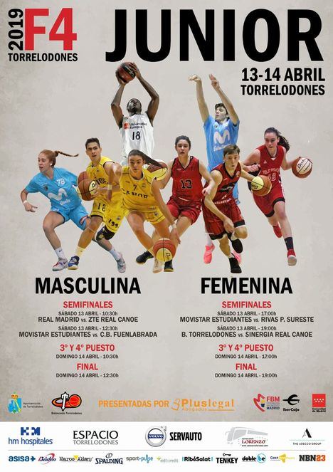 Doble Final Four Junior masculina y femenina de baloncesto en Torrelodones