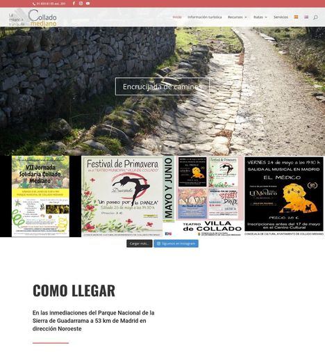 Una nueva web de turismo para difundir el patrimonio collaíno