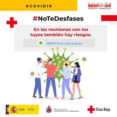 Cruz Roja y Protección Civil lanzan la campaña #NoTeDesfases para este verano