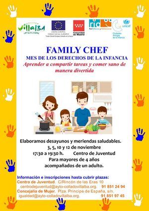 ‘Family Chef’: Collado Villalba enseña de forma divertida a compartir tareas y comer sano