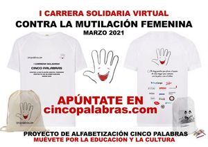 La Asociación de Escritores Solidarios Cinco Palabras de Colmenarejo organiza su primera Carrera Solidaria Virtual
 