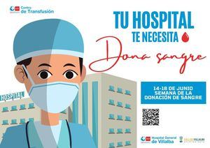 El Hospital de Collado Villalba y el Ayuntamiento colaboran en la Semana de la Donación de Sangre