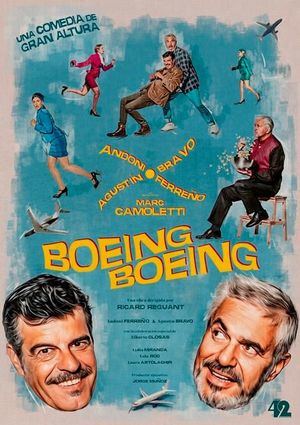 Cartel de la obra de Teatro 'Boeing Boeing'
