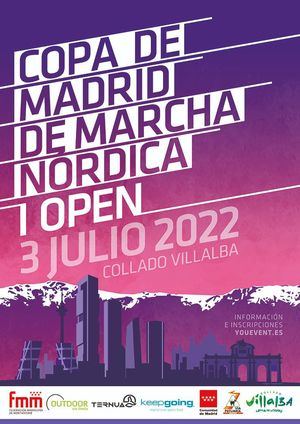Collado Villalba acoge este domingo, en la Dehesa Boyal, la Copa Madrileña de Marcha Nórdica
