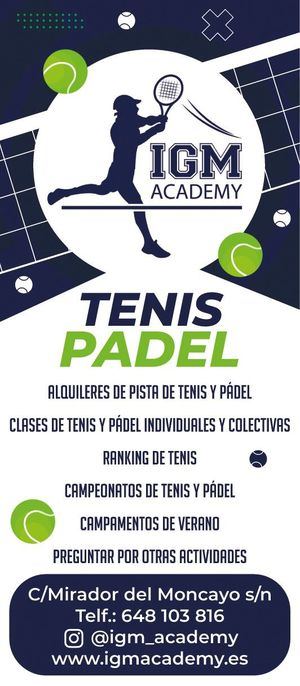 Aprende, diviértete jugando al tenis y el padel y supérate en IGM Academy