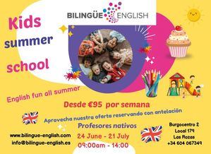 Diversión y enseñanza de inglés para el verano con Bilingüe English