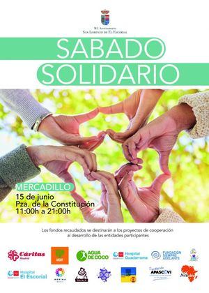 San Lorenzo de El Escorial celebra el 15 de junio un Sábado Solidario para visibilizar a las entidades sociales