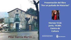 Pilar García presenta su libro ‘Por un puñado de historias’ en el Centro de Cultura de Hoyo de Manzanares