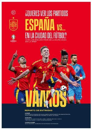 Los vecinos de Las Rozas podrán ver los partidos de la Selección en la Eurocopa en la sede de la Federación