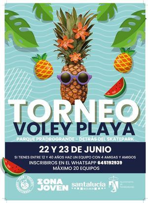 El área de Juventud de Torrelodones organiza este fin de semana un Torneo de Voley-Playa