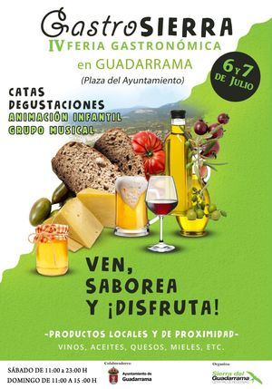 La Feria Gastrosierra llega a la Plaza Mayor de Guadarrama este fin de semana