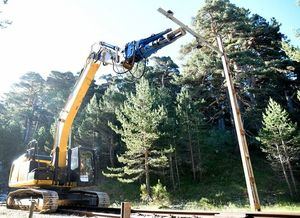 Avanzan las obras de renovación integral de la línea de tren Cercedilla-Cotos