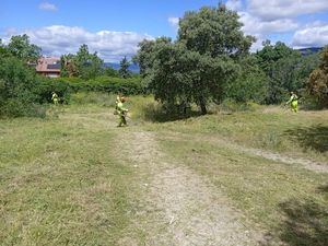 El Ayuntamiento de Collado Villalba desbroza un millón de metros cuadrados de terreno