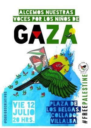 La Sierra con Palestina organiza un acto en recuerdo de los menores muertos en Gaza