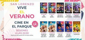 El Cine de Verano llega con películas de estreno El Parque de San Lorenzo de El Escorial