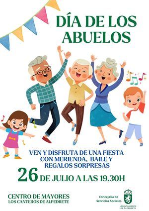 Alpedrete celebra el viernes, 26 de julio, el Día de los Abuelos