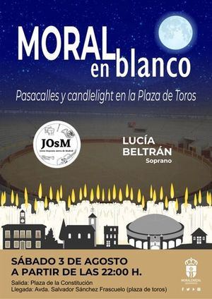 Moralzarzal prepara para el 3 de agosto Moral en Blanco, una noche de luz, música y espectáculos