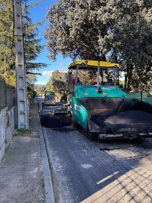 Galapagar aprovecha el verano para continuar sus trabajo de acerado