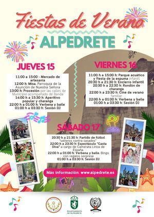 Alpedrete celebra durante el fin de semana sus Fiestas de Verano