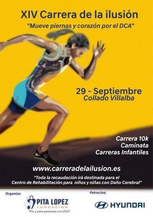 El domingo 29 de septiembre se correrá la XIV Carrera Solidaria de la Ilusión en Collado Villalba