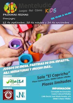 El Programa de Ocio en Familia ‘Menteludic kids’ de Collado Villalba estrena nueva temporada