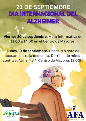 Collado Villalba participa en la conmemoración del Día Internacional del Alzheimer