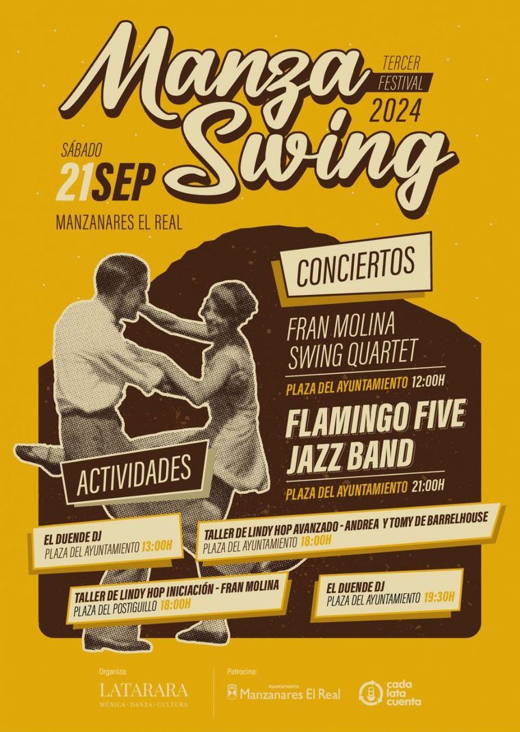 Este fin de semana se celebra ManzaSwing, el festival para bailar a ritmo de swing en Manzanares El Real