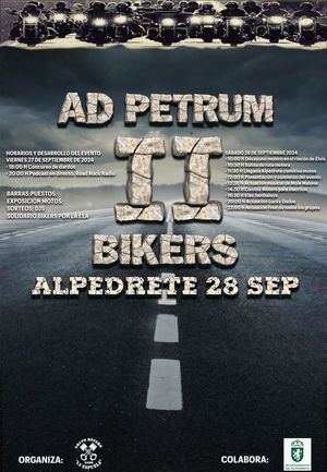 Alpedrete acogerá el próximo fin de semana la II Concentración motera Ad Petrum Bikers