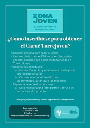 Torrelodones lanza el Carné TorreJoven, con beneficios para jóvenes de 14 a 35 años