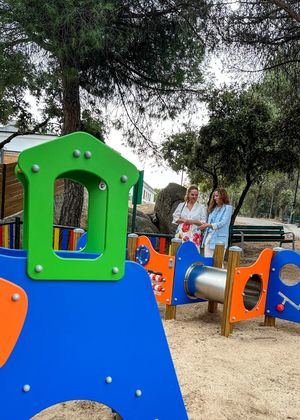 La Navata, en Galapagar, estrena un nuevo parque infantil