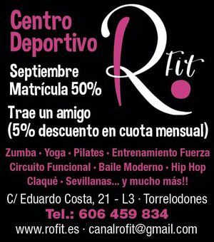 Ponte en forma con el Centro Deportivo Ro Fit