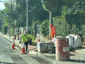 Comienzan las obras de acondicionamiento de la M-618 a su paso por Hoyo de Manzanares