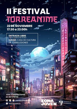 El 22 de noviembre se celebra el II Festival TorreAnime de Torrelodones