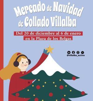 Abre sus puertas el Mercado de Navidad en la Plaza de Los Belgas de Collado Villalba