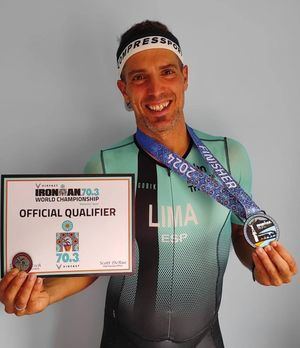 El triatleta Pablo Lima, de Moralzarzal, se clasifica para el Campeonato Ironman