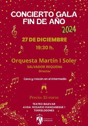 Este fin de semana, Gala Fin de Año con la Orquesta Martí I Soler en Torrelodones