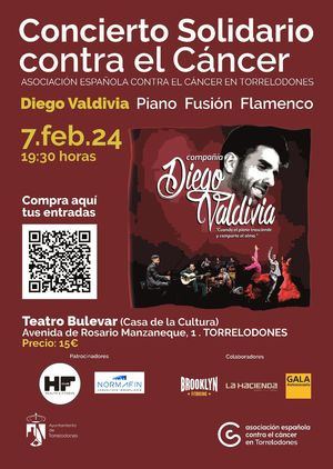 Un concierto del pianista Diego Valdivia recaudará fondos para la Asociación Española Contra el Cáncer en Torrelodones