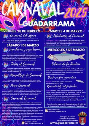 La Fiesta de Carnaval en Guadarrama incluirá concurso de disfraces, batucada y pasacalles