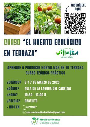 El Aula de Naturaleza de Collado Villalba ofrece el curso ‘El Huerto Ecológico en Terraza’