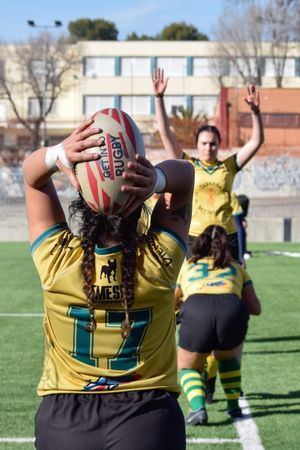 Collado Villalba hace historia con su primer partido de rugby en la Semana de la Mujer