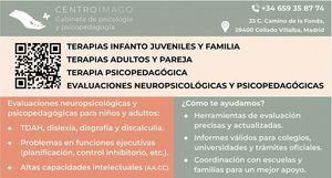 Evaluaciones y terapias a medida en Centro Imago