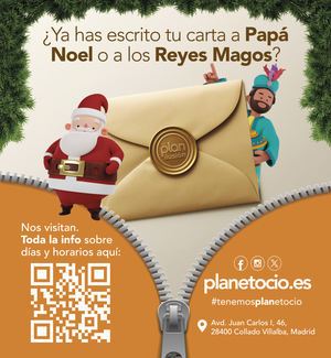 Papá Noel visita Planetocio para recoger las cartas de los más pequeños