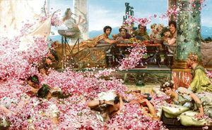 Las rosas de Heliogábalo (Sir Lawrence Alma-Tadema)