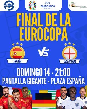 El Escorial instalará dos pantallas gigantes para ver la final de la Eurocopa en el pueblo y Los Arroyos