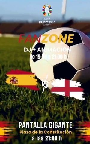 Fan Zone con DJ y pantalla gigante para ver la final de la Eurocopa en Galapagar